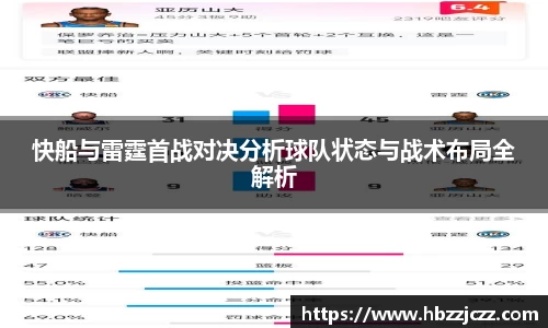 快船与雷霆首战对决分析球队状态与战术布局全解析
